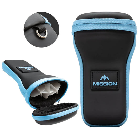 MISSION - KAPSULE - EVA DROP IN DARTS CASE - BLACK & BLUE