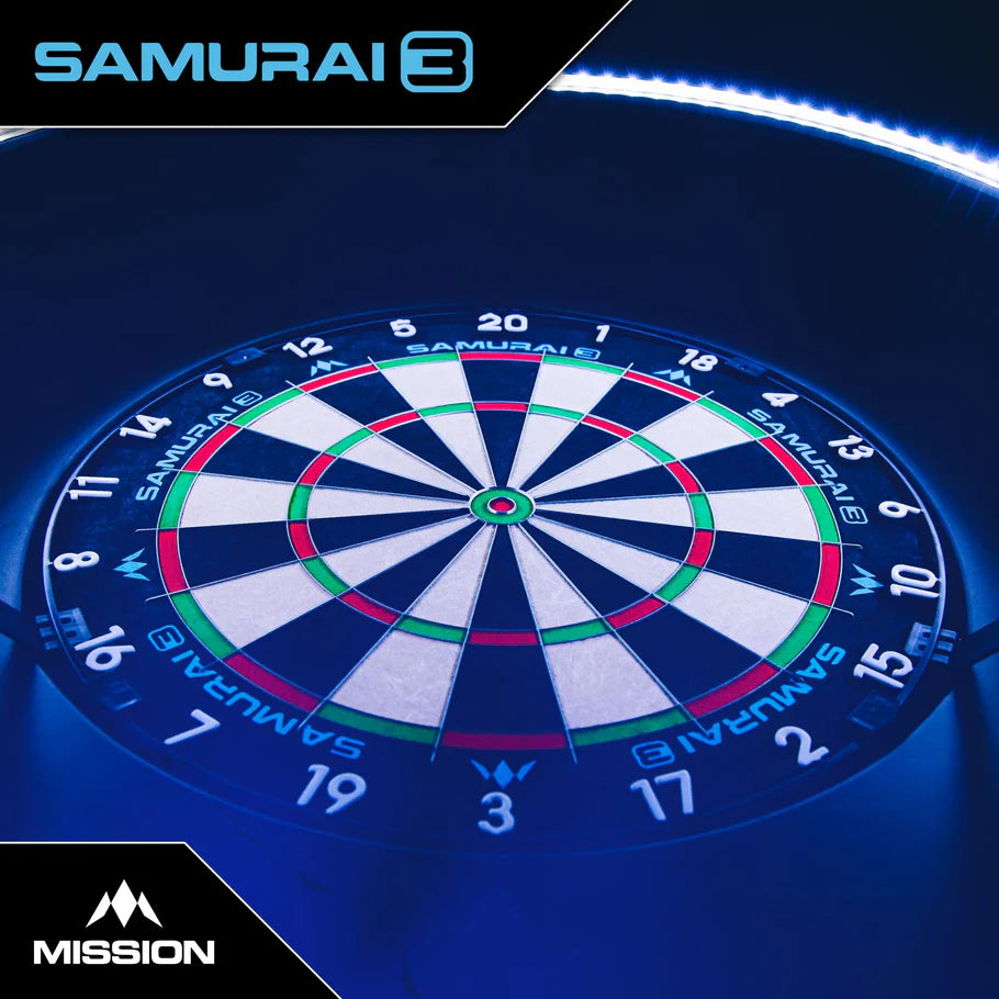 MISSION - SAMURAI 3 - PROFESSIONAL DARTBOARD - 2025