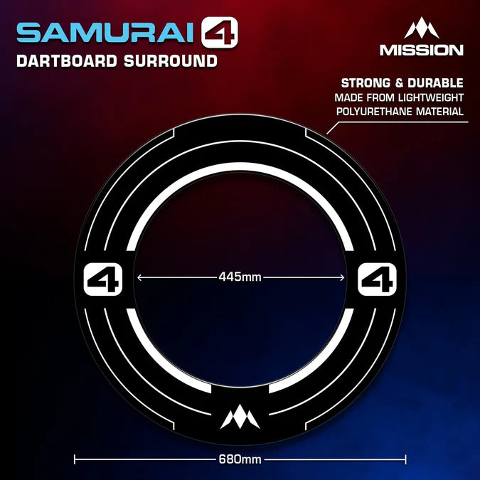 MISSION - SAMURAI 4 - PRO DARTBOARD SURROUND