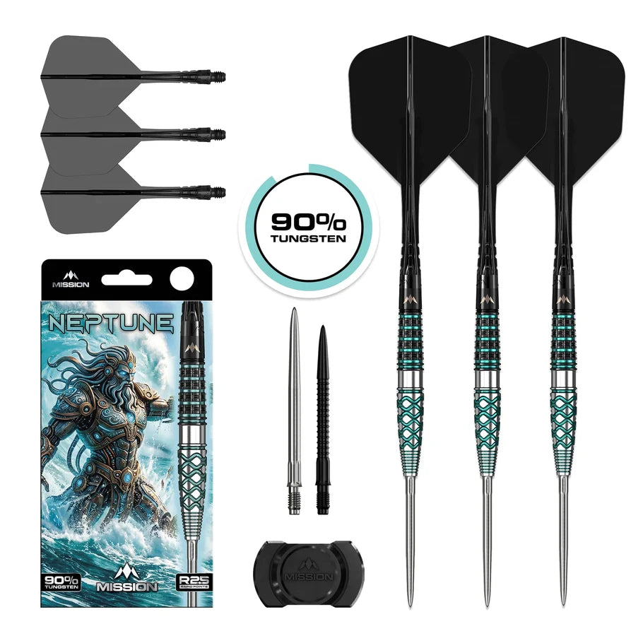 MISSION - NEPTUNE - R2.5 - RAPID POINT DARTS - 90% - 21g/23g/25g