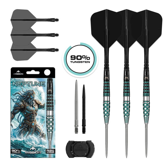 MISSION - NEPTUNE - R2.5 - RAPID POINT DARTS - 90% - 21g/23g/25g