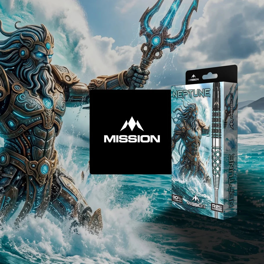 MISSION - NEPTUNE - R2.5 - RAPID POINT DARTS - 90% - 21g/23g/25g