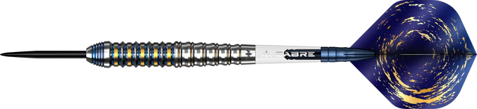 MISSION - NEUTRON - GOLD & BLUE PVD - STEEL TIP DARTS - 90% - 30g/32g/34g