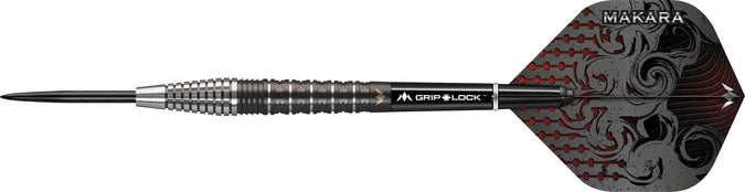 MISSION - MAKARA - M2 - GRAPHITE PVD BLACK - STEEL TIP DARTS - 90% - 21g/23g/25g