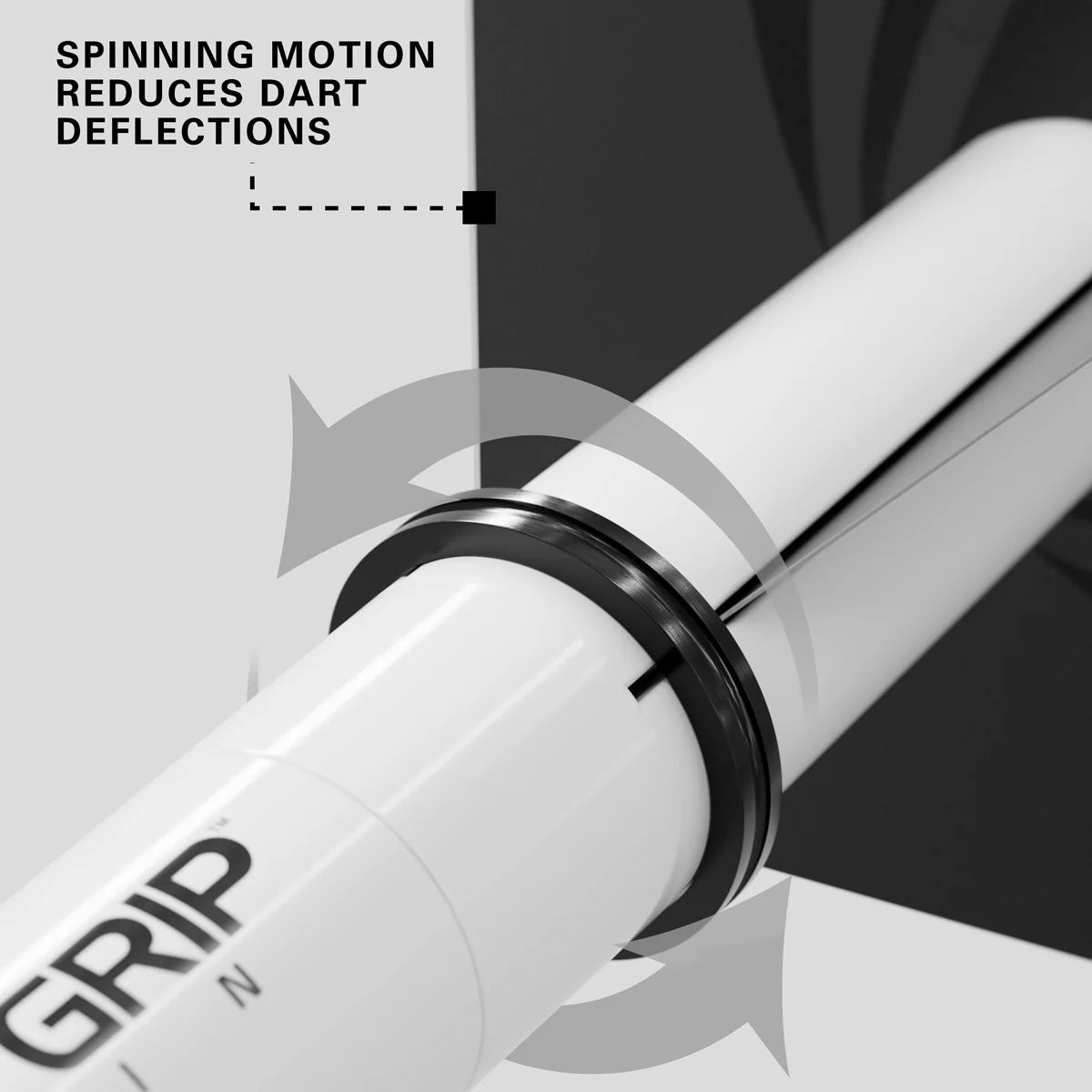 Target Darts 3 Jeux Of Pro Grip Spin Dart Stems - 9 Shafts Blanc Court 34mm