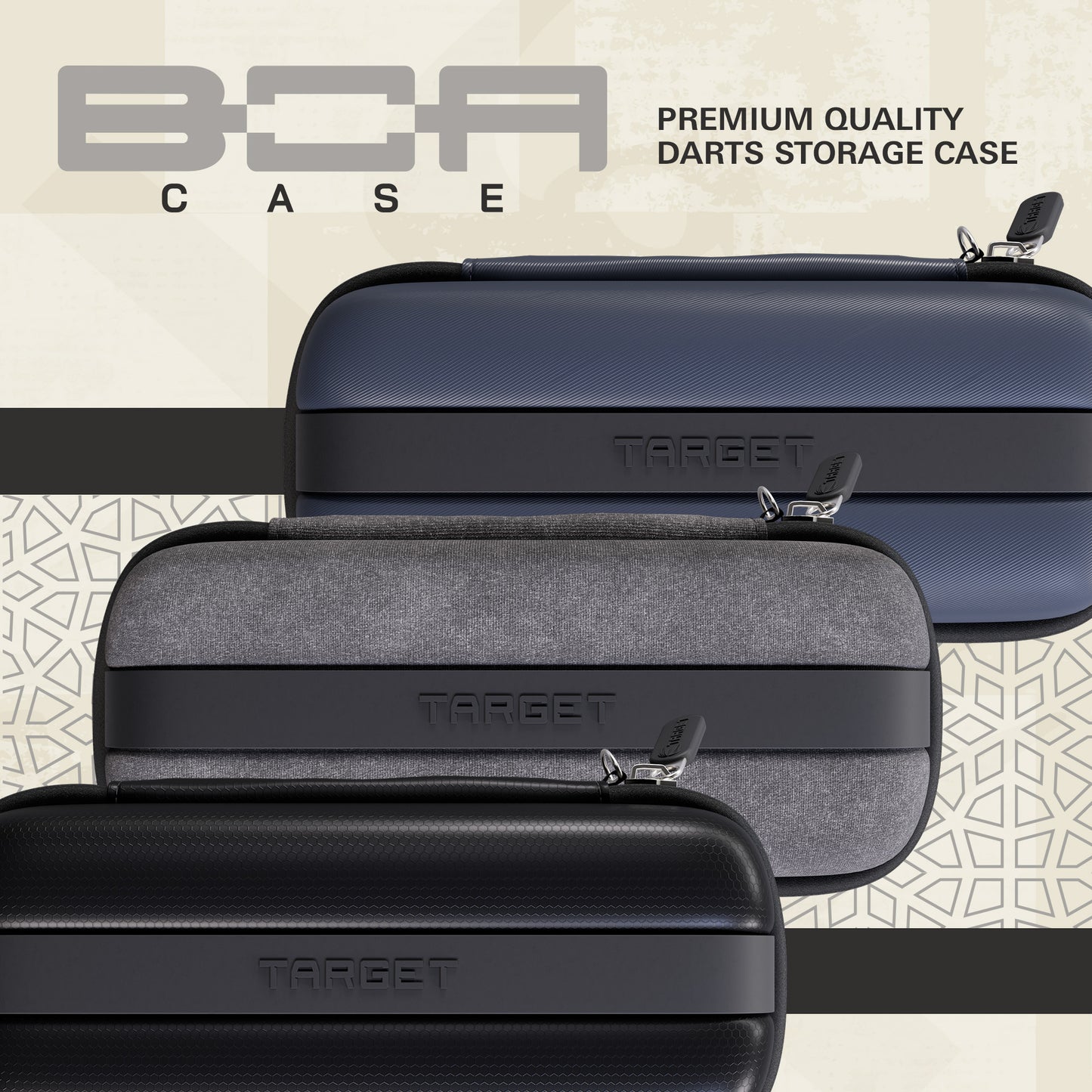 TARGET - BOA - DARTS CASE - 2025 - BLACK/BLACK