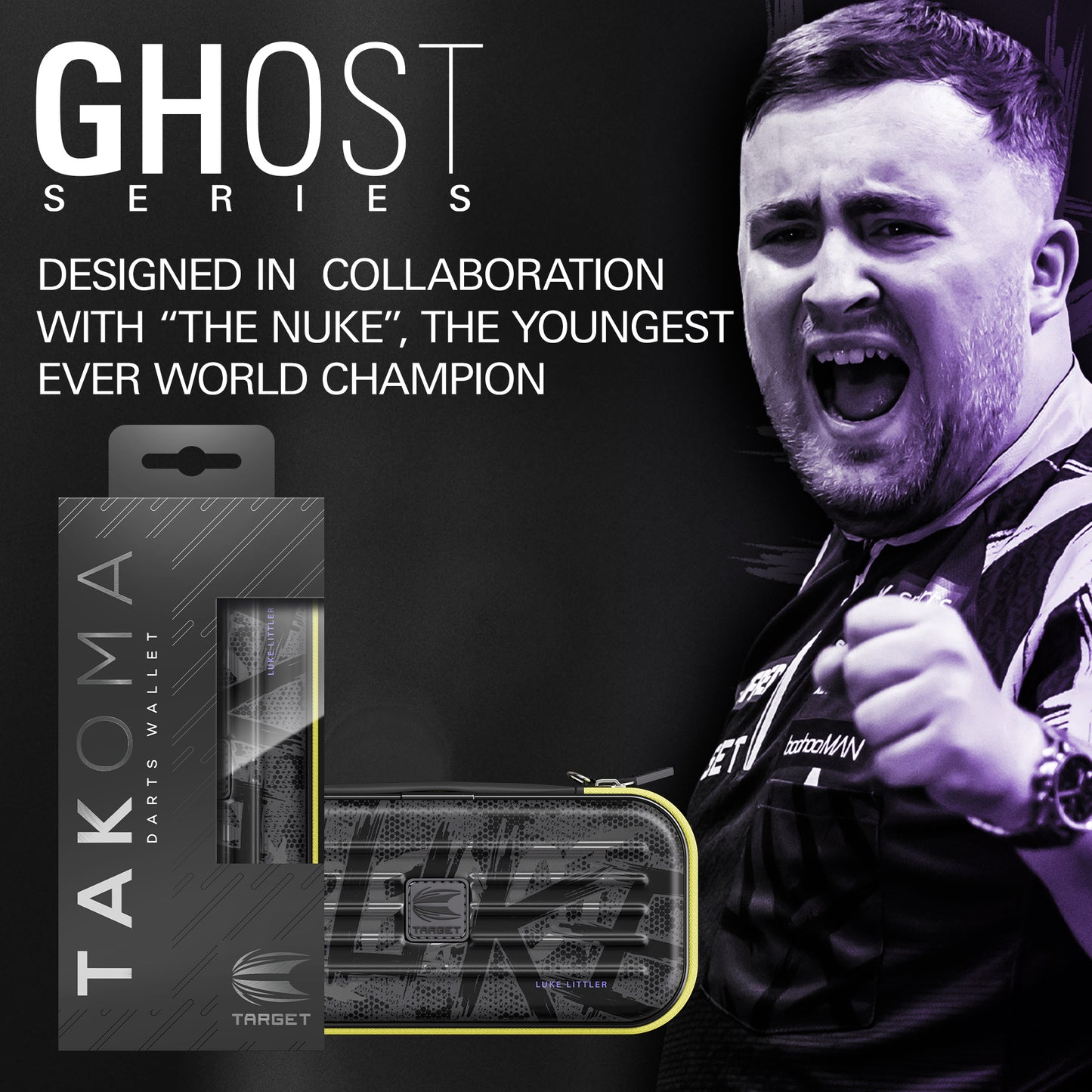TARGET - TAKOMA - LUKE LITTLER - GHOST - TAKOMA DARTS CASE - 2025