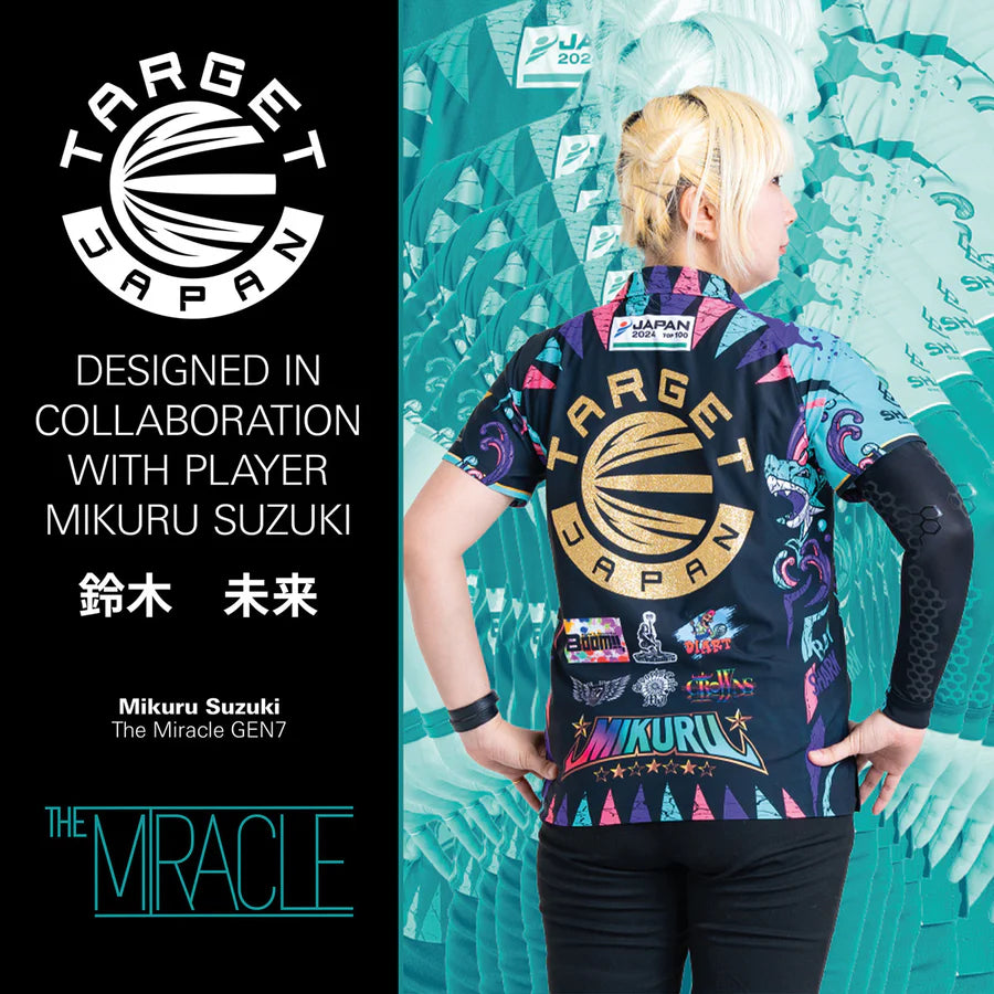 TARGET JAPAN - MIKURU SUZUKI - MIRACLE - G7 - SWISS POINT DARTS - 95% - 23g/25g