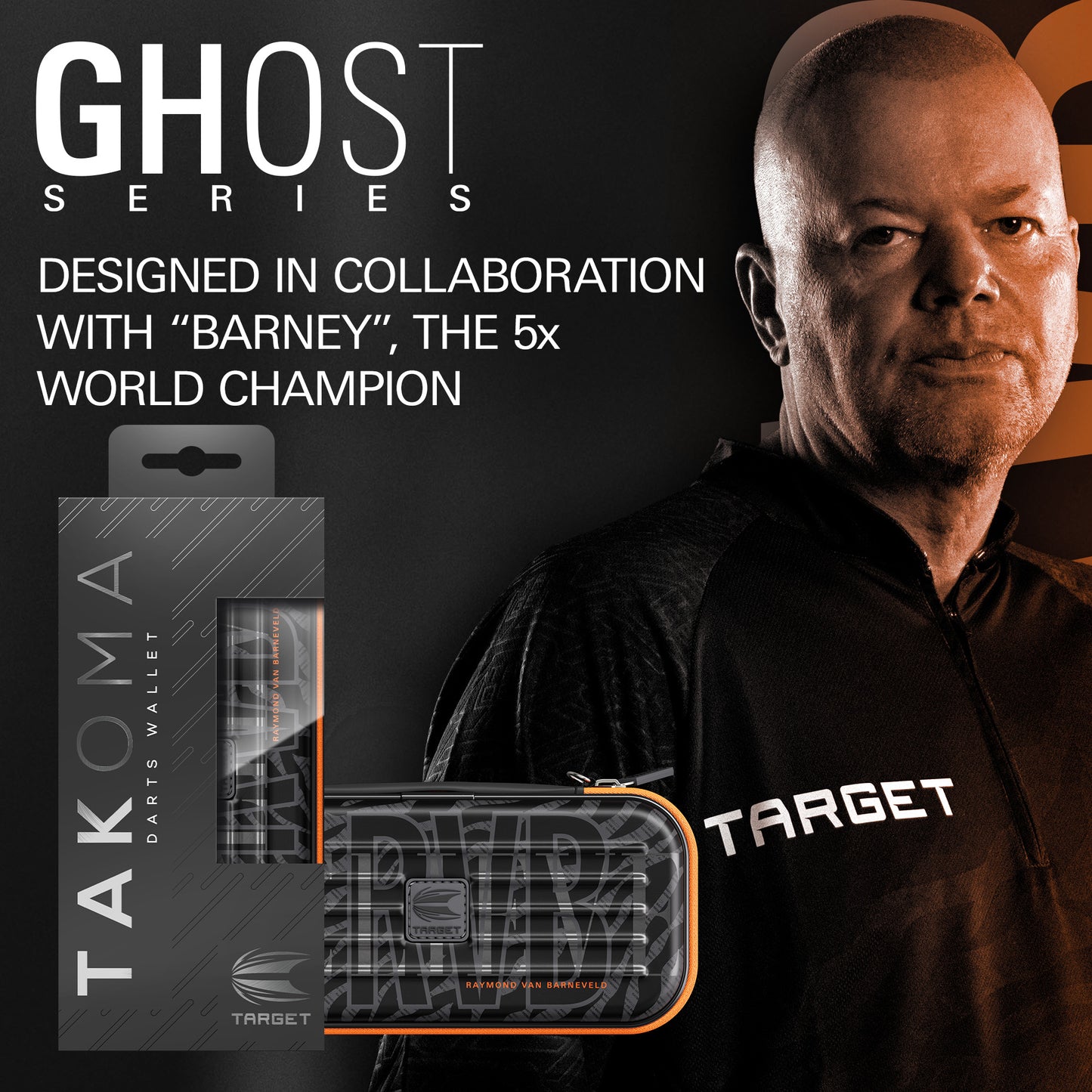 TARGET - TAKOMA - RAYMOND VAN BARNEVELD - GHOST - TAKOMA DARTS CASE - 2025