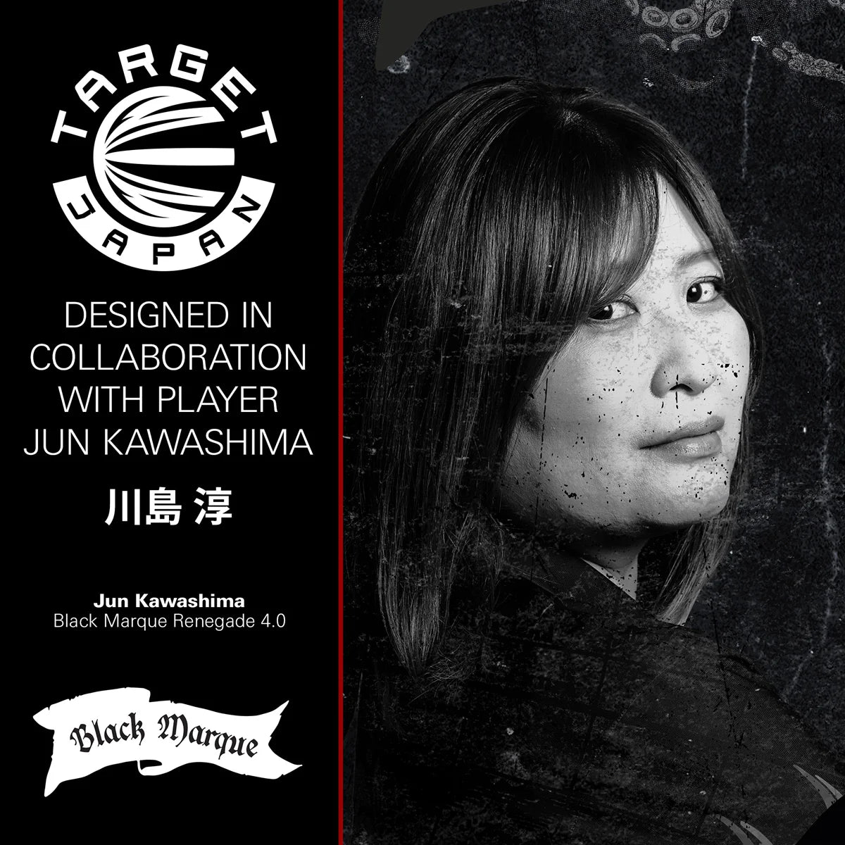 TARGET JAPAN - BLACK MARQUE - RENEGADE - G4 - SWISS POINT DARTS - 90% - 23g/35g