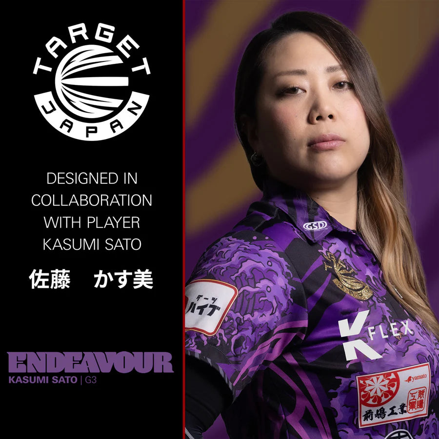 TARGET JAPAN - KASUMI SATO - ENDEAVOUR - G3 - SWISS POINT DARTS - 90% - 22g/24g