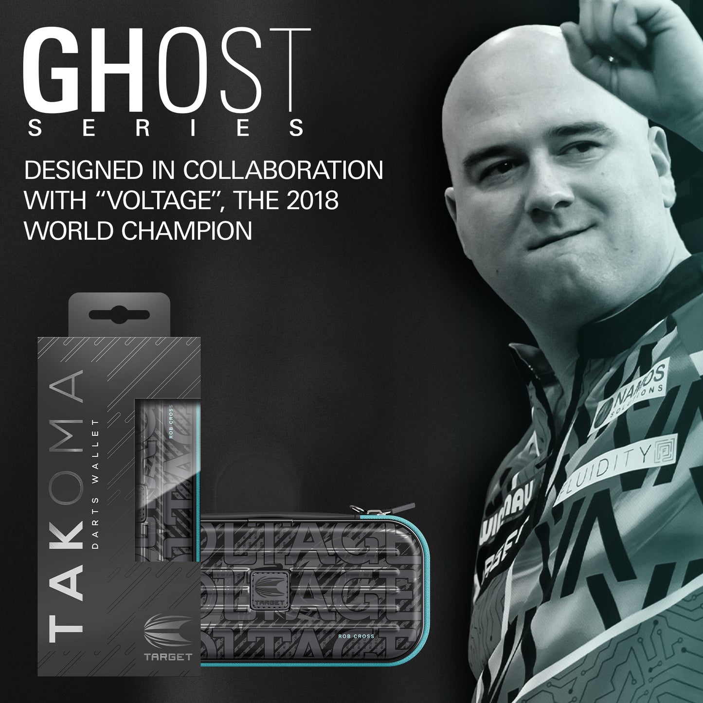 TARGET - TAKOMA - ROB CROSS - GHOST - TAKOMA DARTS CASE - 2025
