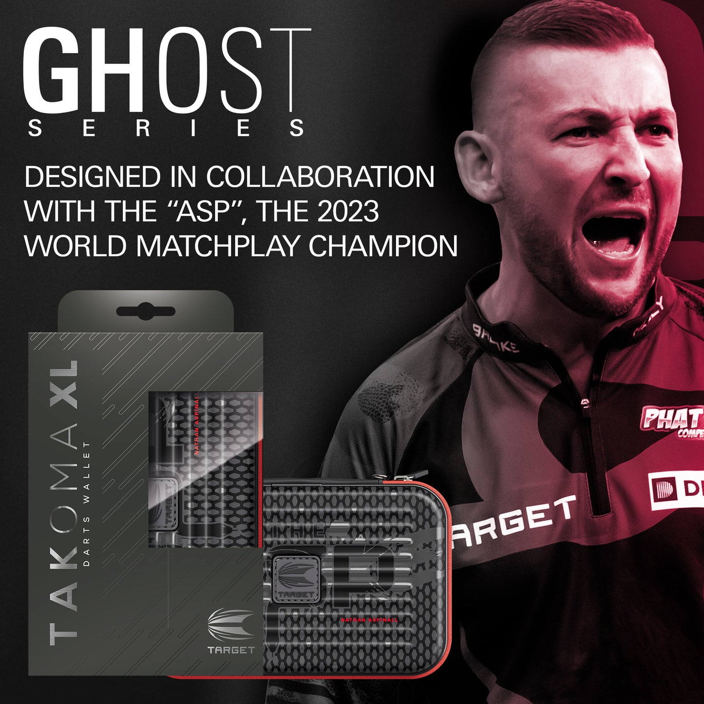 TARGET - TAKOMA XL - NATHAN ASPINALL - GHOST - XL TAKOMA DARTS CASE - 2025