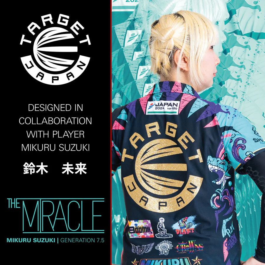 TARGET JAPAN - MIKURU SUZUKI - MIRACLE - G7.5 - SWISS POINT DARTS - 95% - 22g/24g