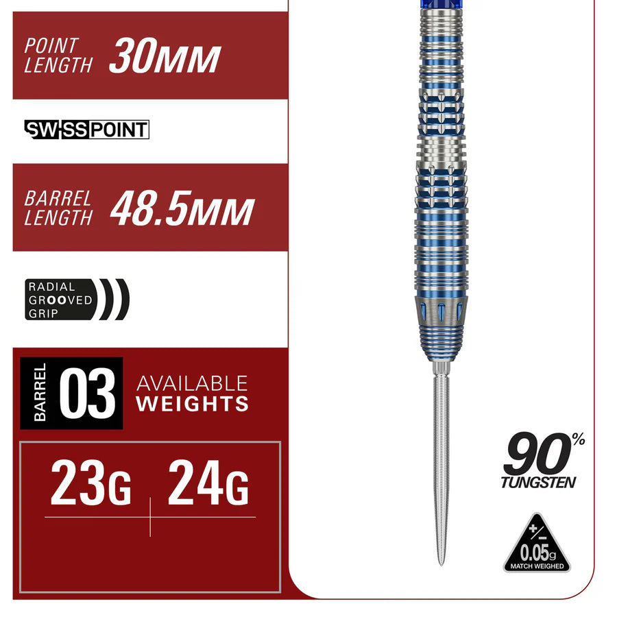 TARGET JAPAN - MIZU - 03 - SWISS POINT DARTS - 90% - 23g/24g