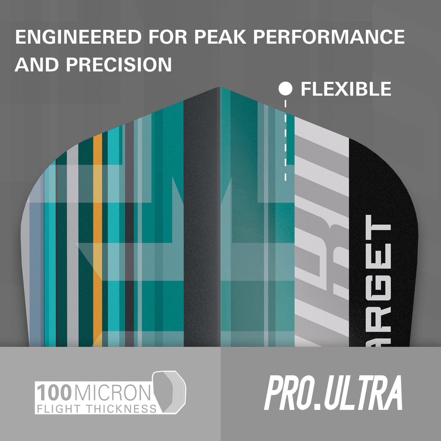 TARGET - HYDRO - ID PRO. ULTRA - DART FLIGHTS - No.6 SMALL - 3 SETS