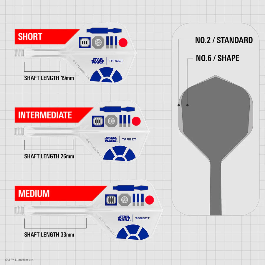 TARGET - STAR WARS - KFLEX - R2 D2 - STANDARD No.2 R2-D2