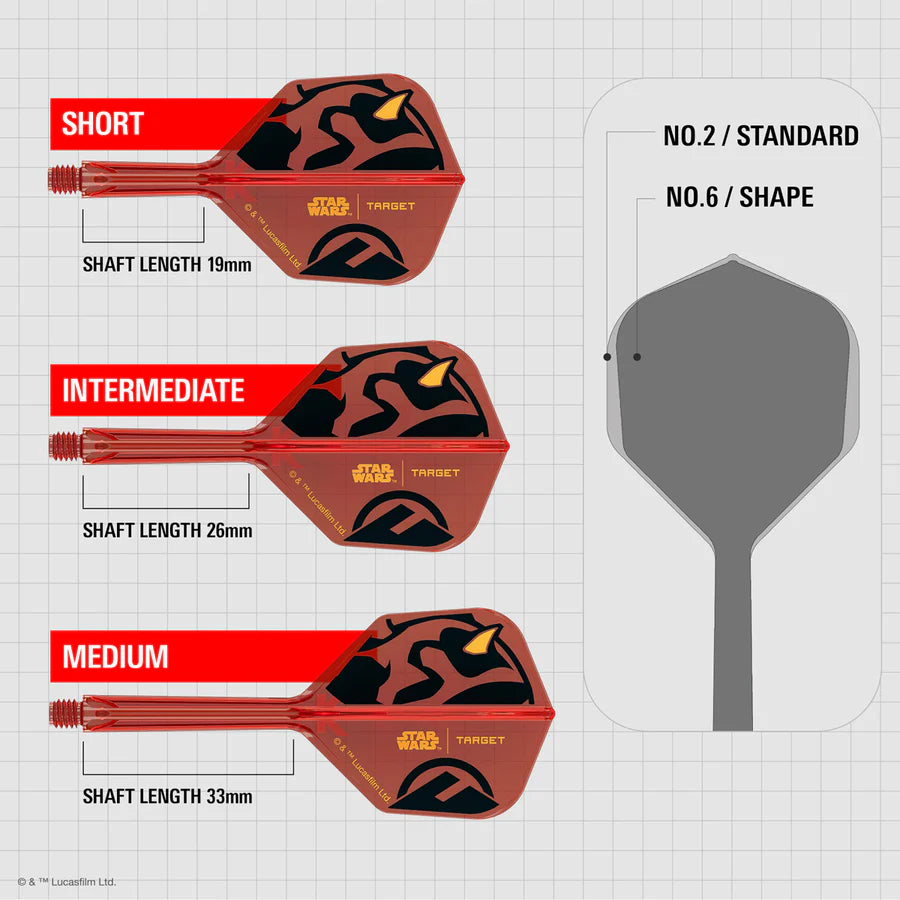 TARGET - STAR WARS - KFLEX - DARTH MAUL - STANDARD No.2