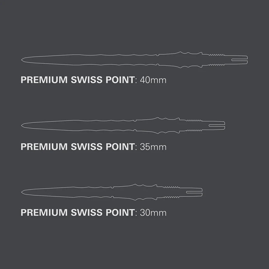 TARGET JAPAN - PREMIUM SWISS POINTS - REPLACEMENT/SPARE SWISS POINTS - 35mm/40mm