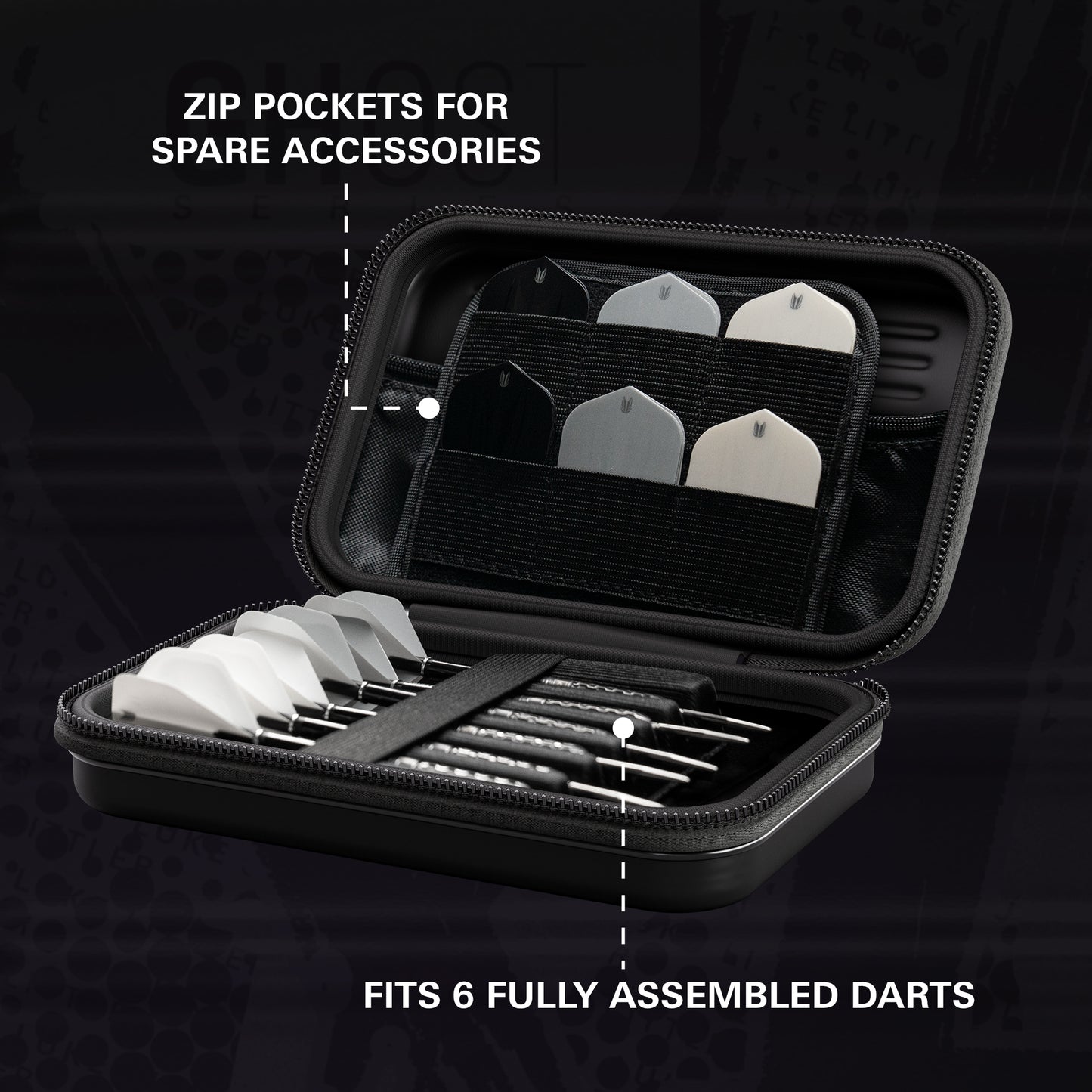 TARGET - TAKOMA - XL - LUKE LITTLER - GHOST - XL TAKOMA DARTS CASE - 2025