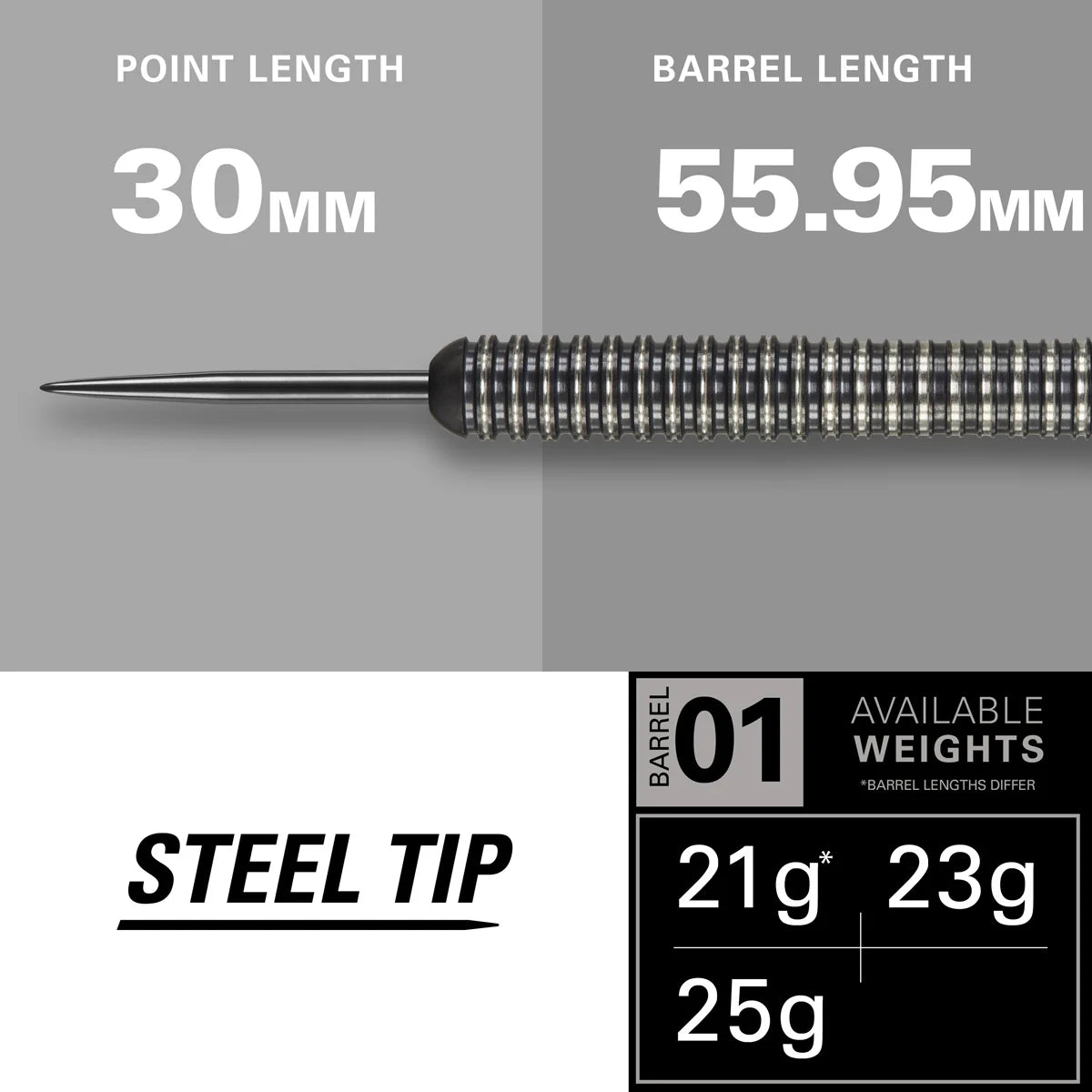 TARGET - PHIL TAYLOR - POWER 8ZERO - BLACK TITANIUM - 4 - STEEL TIP DA 80 21g 23g 25g TARGET - PHIL TAYLOR - POWER 8ZERO - BLACK TITANIUM - 4 - STEEL TIP DA 80 21g 23g 25g