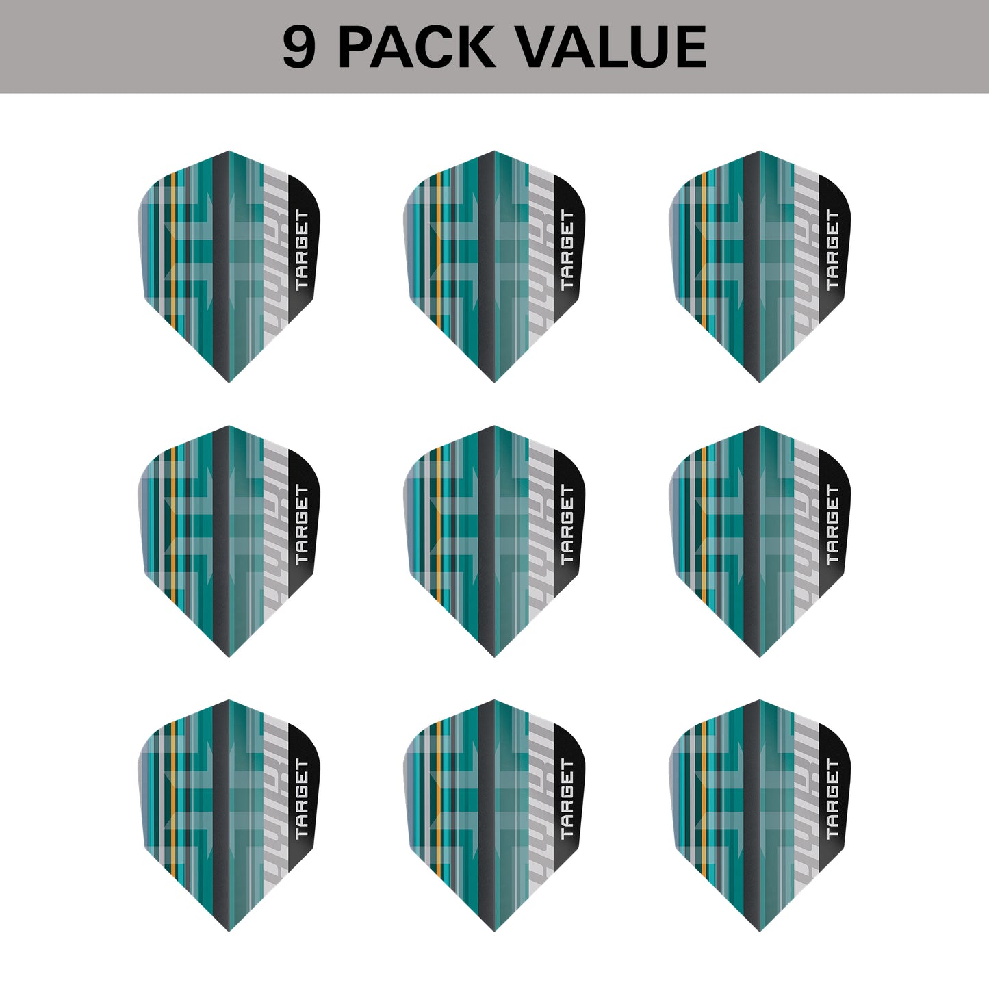 TARGET - HYDRO - ID PRO. ULTRA - DART FLIGHTS - No.6 SMALL - 3 SETS
