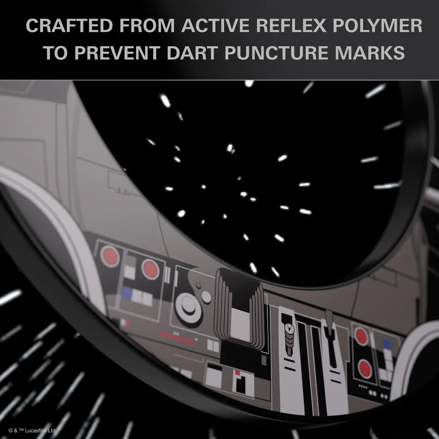 TARGET - STAR WARS - TARGET TOR DARTBOARD & MILENNIUM FALCON SURROUND BUNDLE