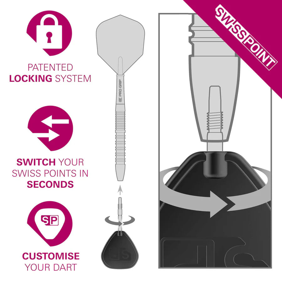 TARGET JAPAN - PREMIUM SWISS POINTS - REPLACEMENT/SPARE SWISS POINTS - 35mm/40mm