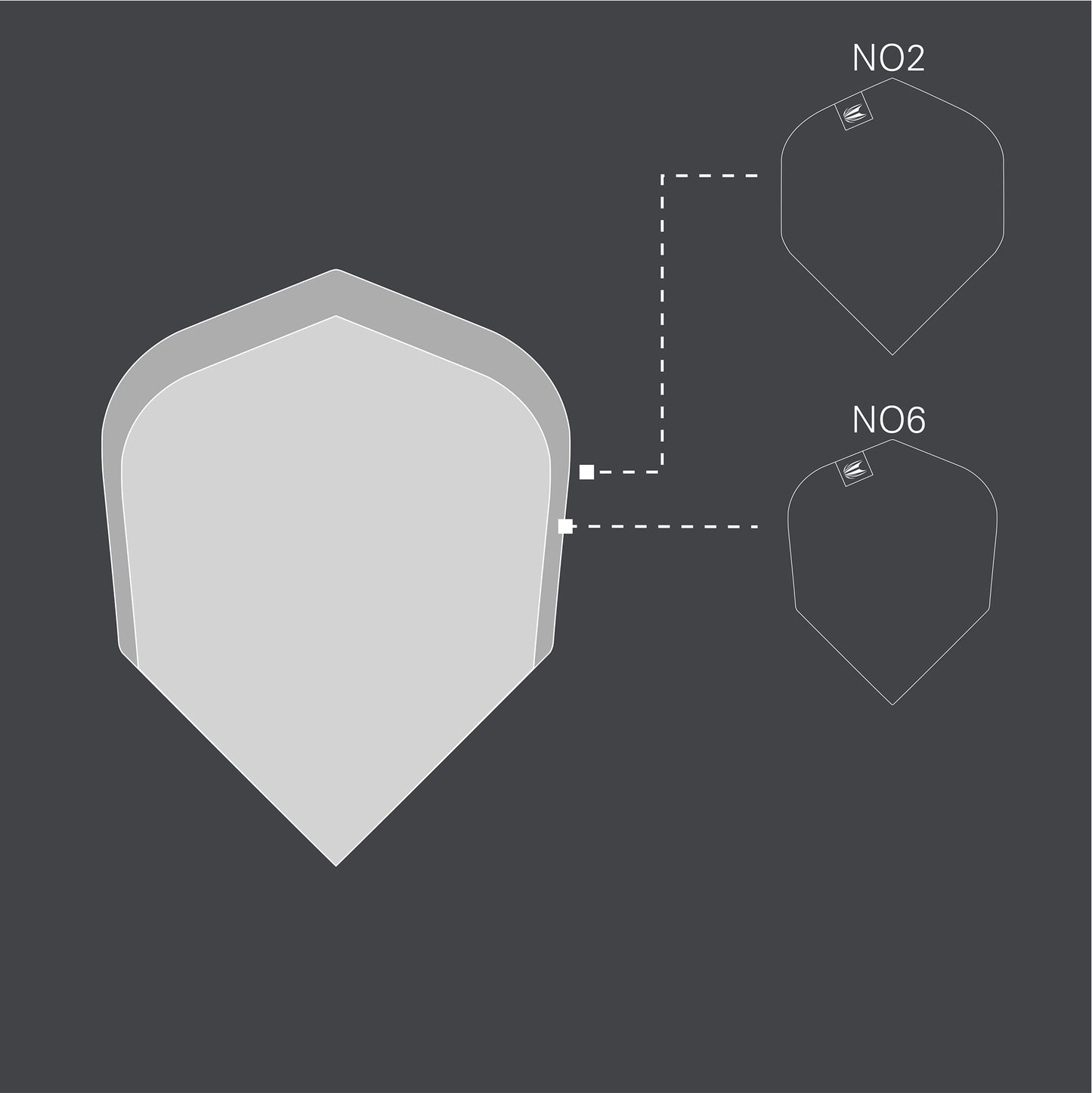 TARGET - BEAU GREAVES - G1 - ID PRO. ULTRA - DART FLIGHTS - No.2 STANDARD - 3 SETS