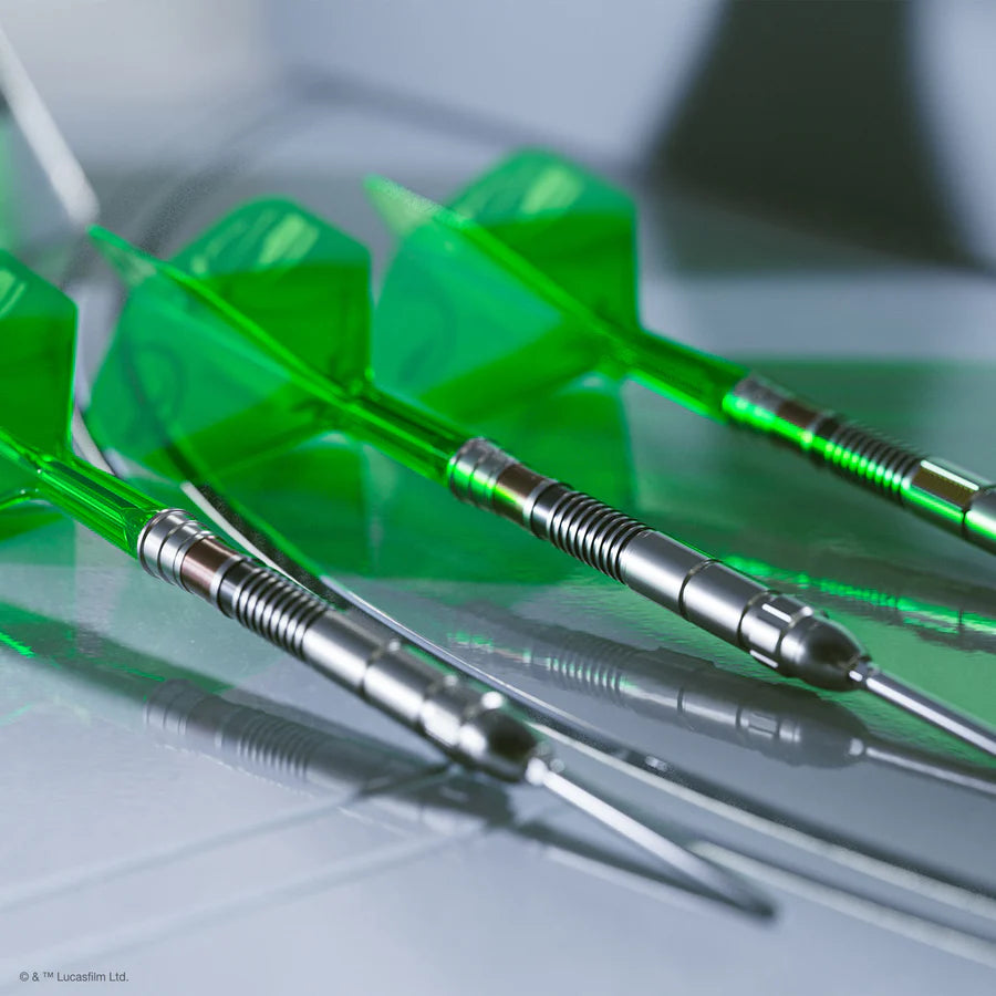 TARGET - STAR WARS - LUKE SKYWALKER 'THE JEDI KNIGHT' - LIGHT SABRE EDITION - STEEL TIP DARTS - 95% - 24g