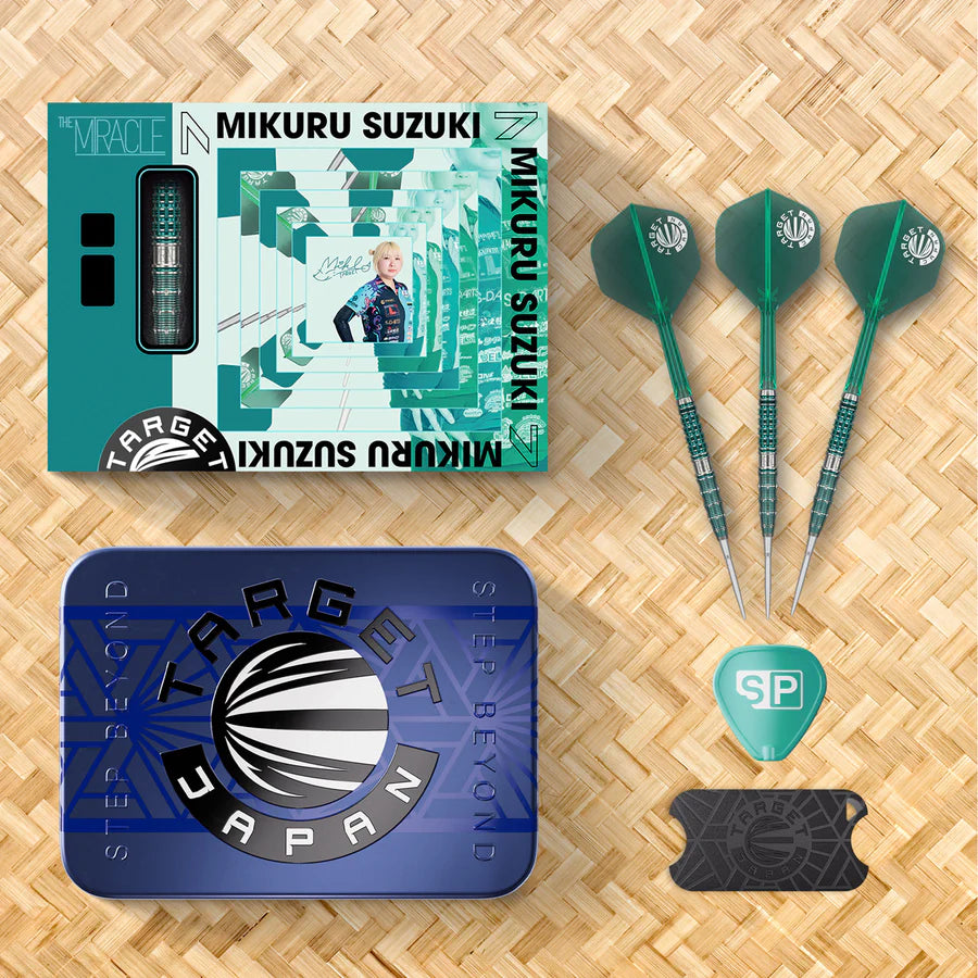 TARGET JAPAN - MIKURU SUZUKI - MIRACLE - G7 - SWISS POINT DARTS - 95% - 23g/25g