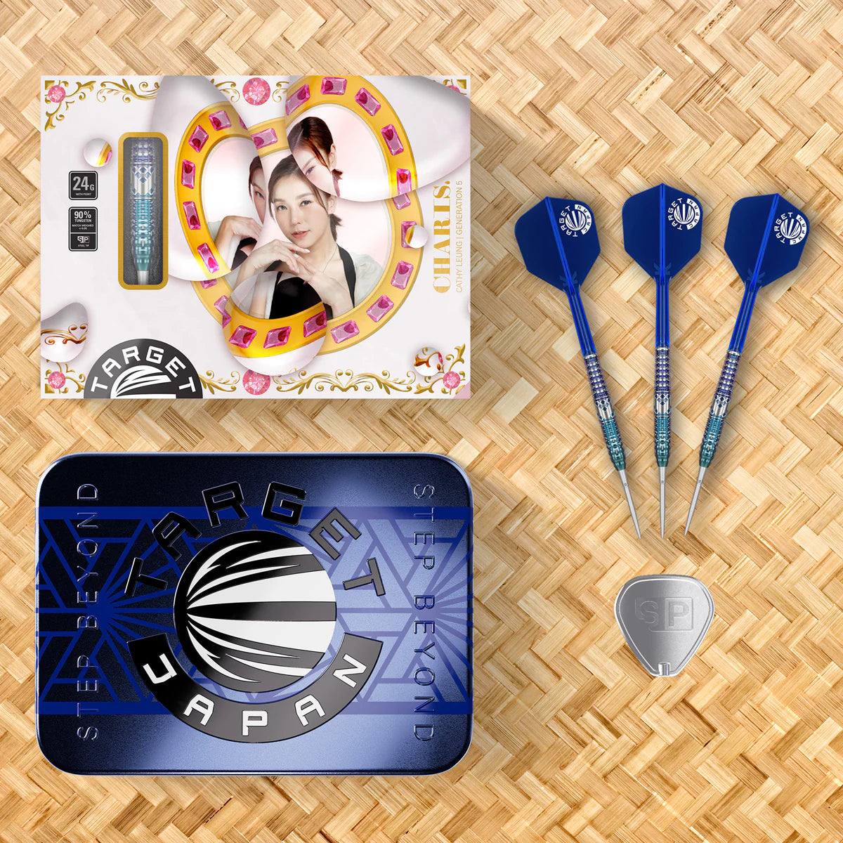 TARGET JAPAN - CATHY LEUNG - CHARIS - G5 - SWISS POINT DARTS - 95% - 22g/24g