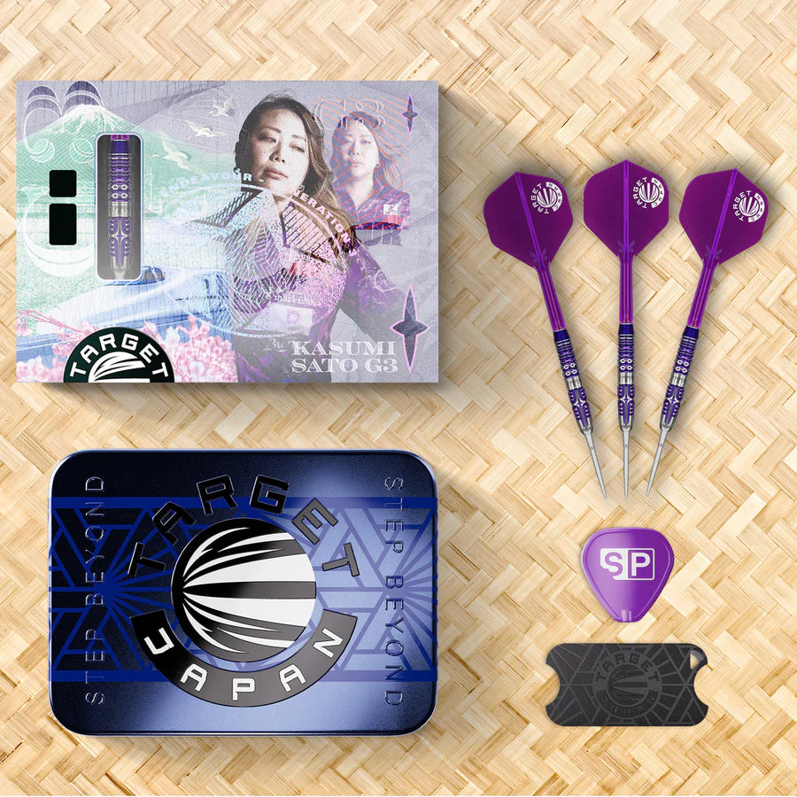 TARGET JAPAN - KASUMI SATO - ENDEAVOUR - G3 - SWISS POINT DARTS - 90% - 22g/24g