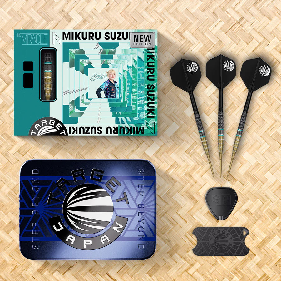 TARGET JAPAN - MIKURU SUZUKI - MIRACLE - G7.5 - SWISS POINT DARTS - 95% - 22g/24g