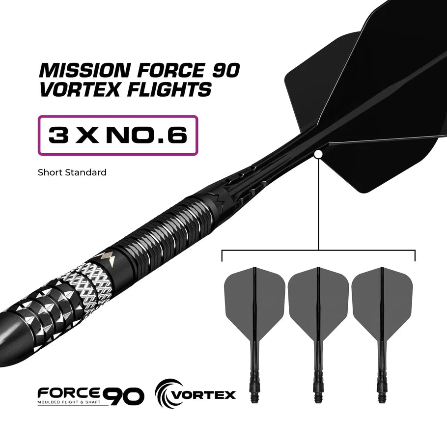 MISSION - QUANTUM - R2.5 - RAPID POINT DARTS - 95% - 21g/23g