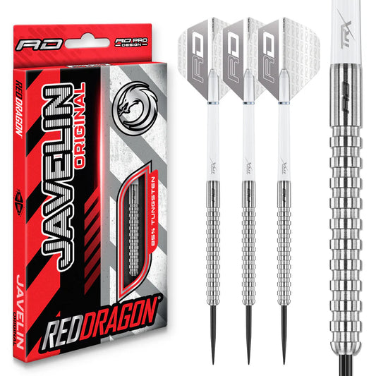 RED DRAGON - JAVELIN - STEEL TIP DARTS - 85% - 23g