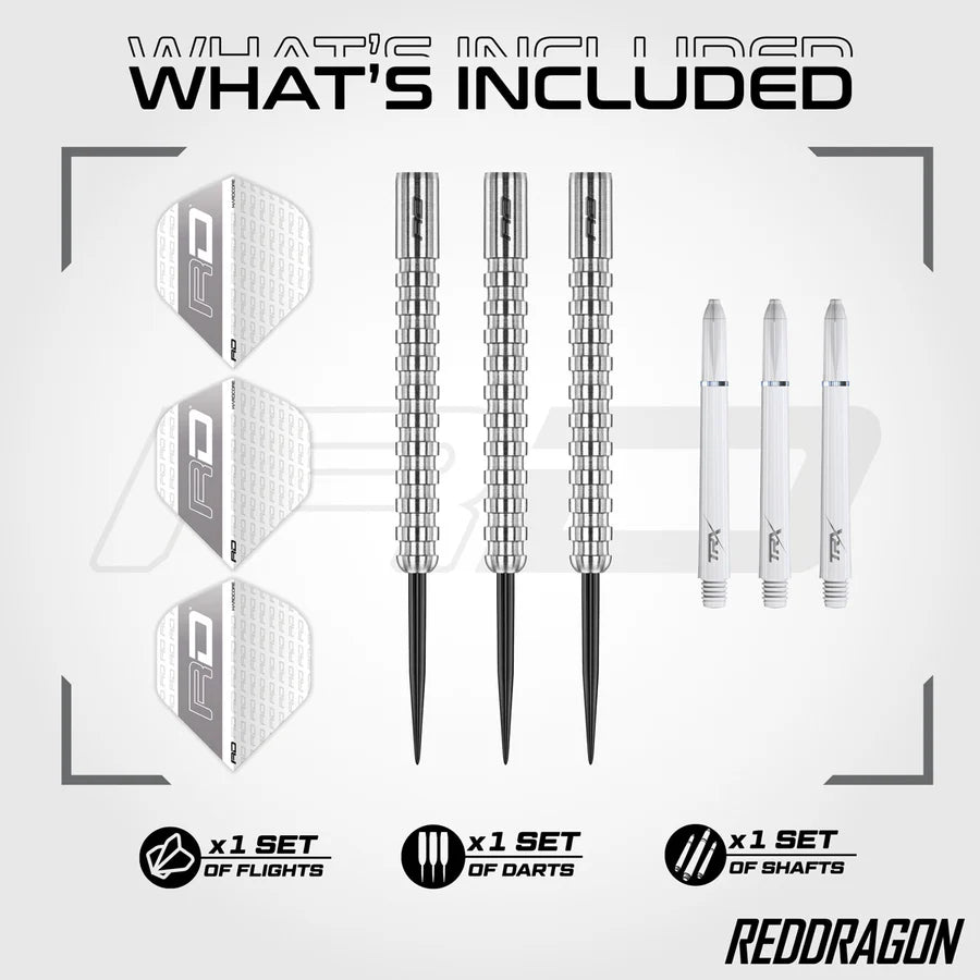 RED DRAGON - JAVELIN - STEEL TIP DARTS - 85% - 23g