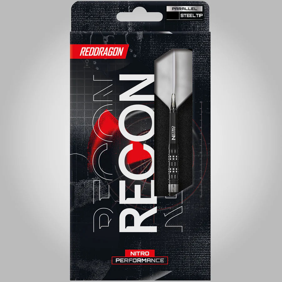 RED DRAGON - RECON - PARALLEL - STEEL TIP DARTS - 90% - 22g/24g