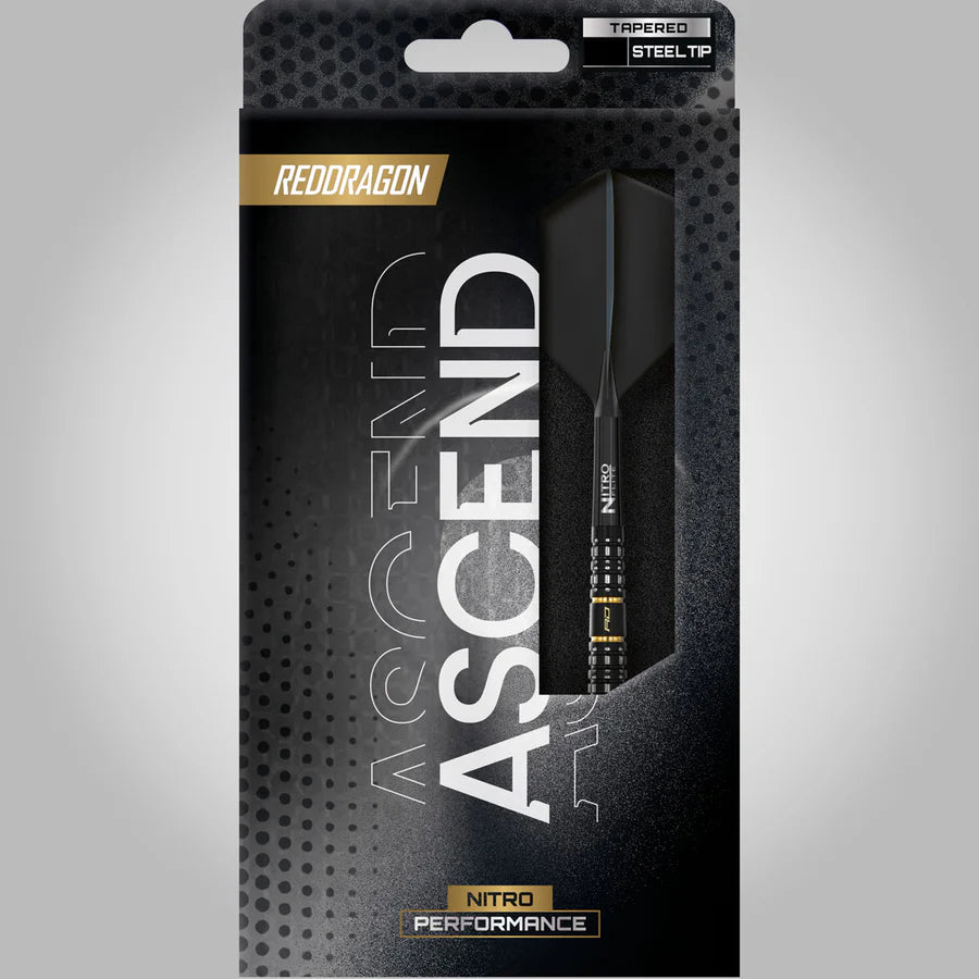 RED DRAGON - ASCEND - TORPEDO - STEEL TIP DARTS - 90% - 23g/25g