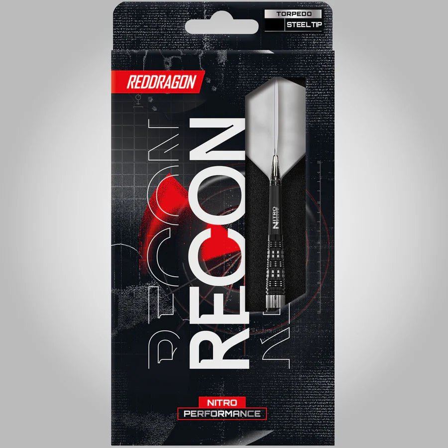 RED DRAGON - RECON - TORPEDO - STEEL TIP DARTS - 90% - 23g/25g