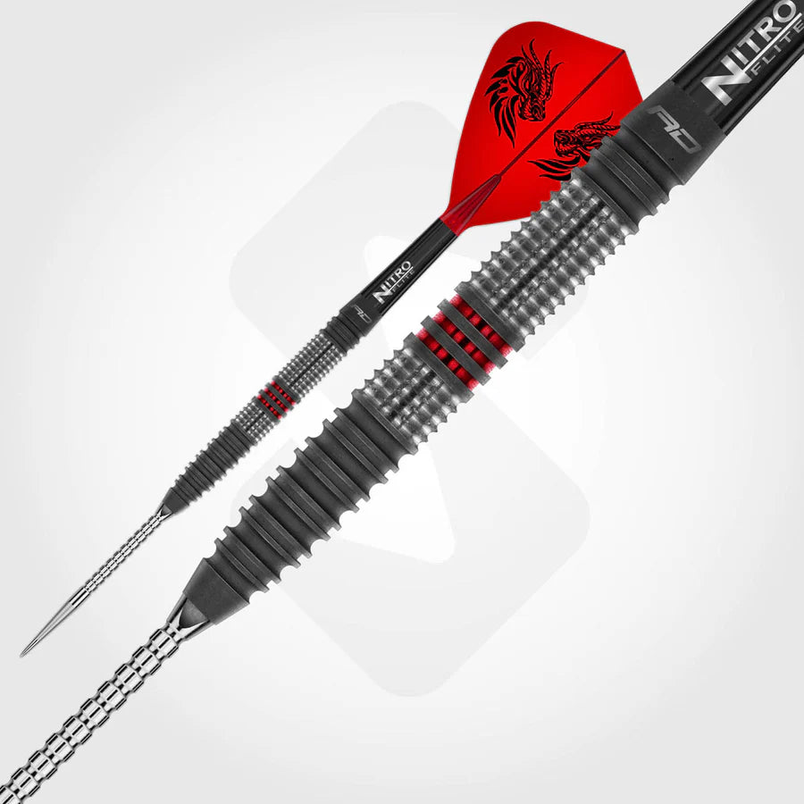 RED DRAGON - JOHNNY CLAYTON - HIRAETH - SWITCH POINT DARTS - 90% - 22g/23g