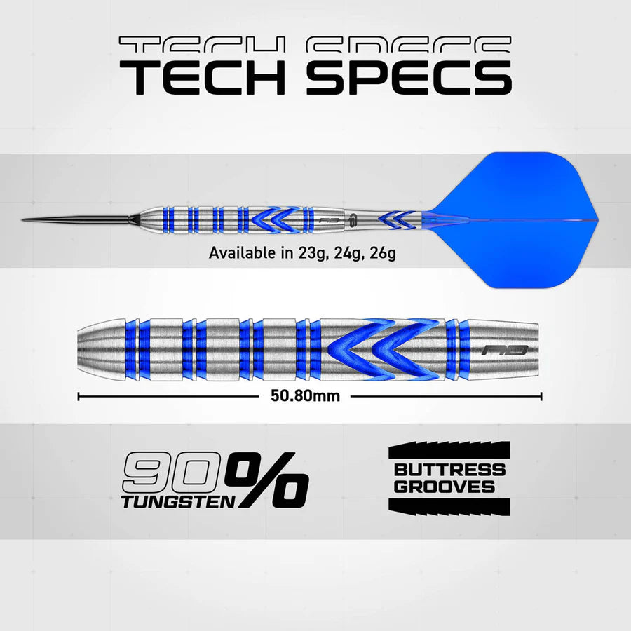 RED DRAGON - GERWYN PRICE - BLUE ORIGINAL- SWITCH POINT DARTS - 90% - 23g/24g/26g