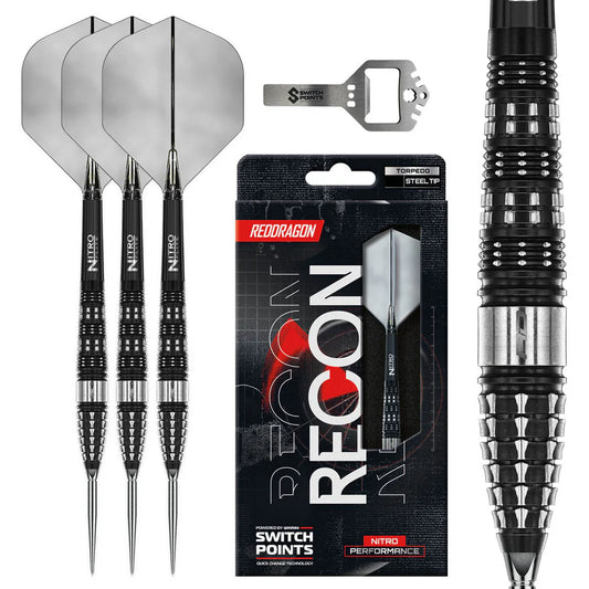 RED DRAGON - RECON - TORPEDO - SWITCH POINT DARTS - 90% - 23g/25g
