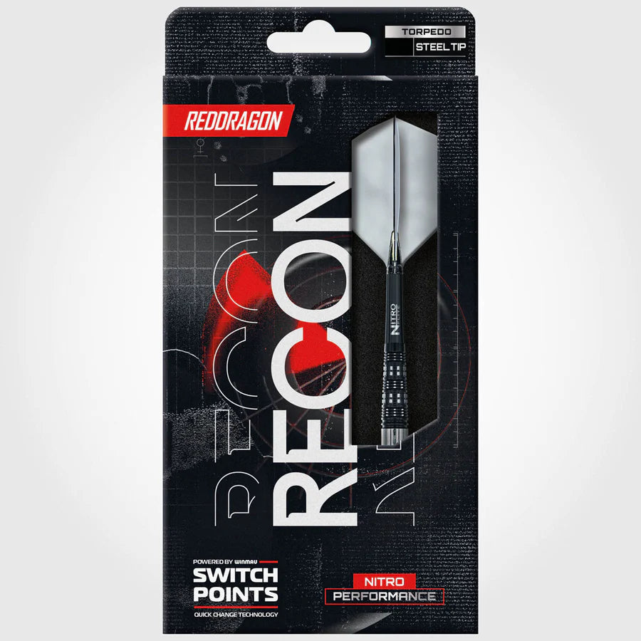 RED DRAGON - RECON - TORPEDO - SWITCH POINT DARTS - 90% - 23g/25g