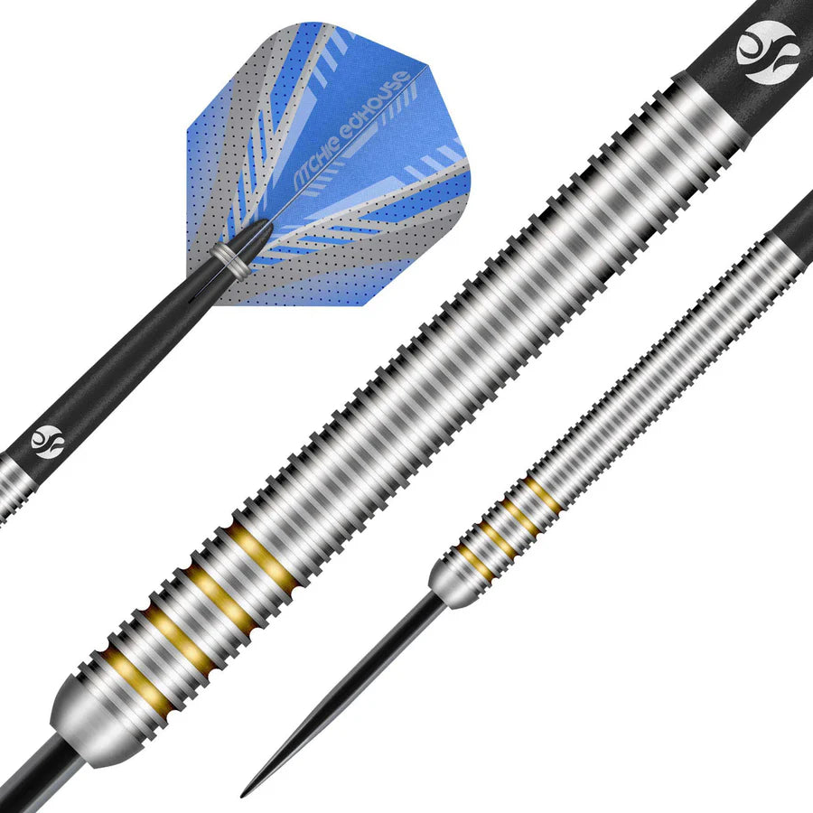 SHOT - RICHIE EDHOUSE - v1 - PRO SERIES - 90% - STEEL TIP DARTS - 23g/24g