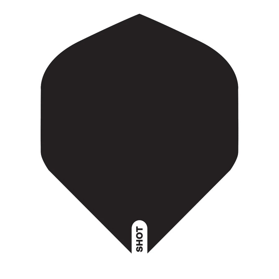 SHOT - MONO - DART FLIGHTS - STANDARD (No.2) - 100 MICRON - VARIOUS COLOURS