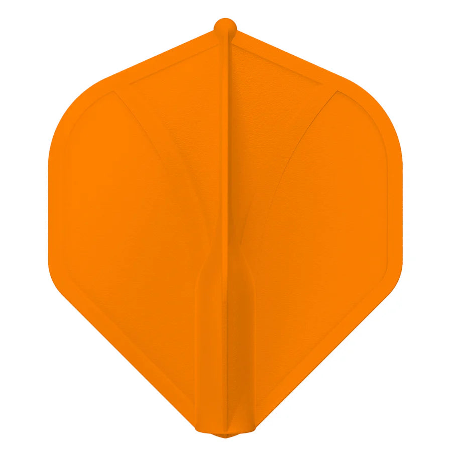 SHOT - AIRFOIL - MOULDED DART FLIGHTS - STANDARD (No.2) - ORANGE