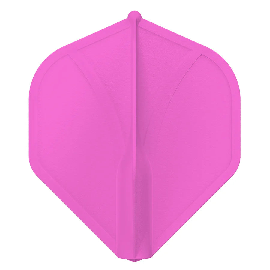 SHOT - AIRFOIL - MOULDED DART FLIGHTS - STANDARD (No.2) - PINK