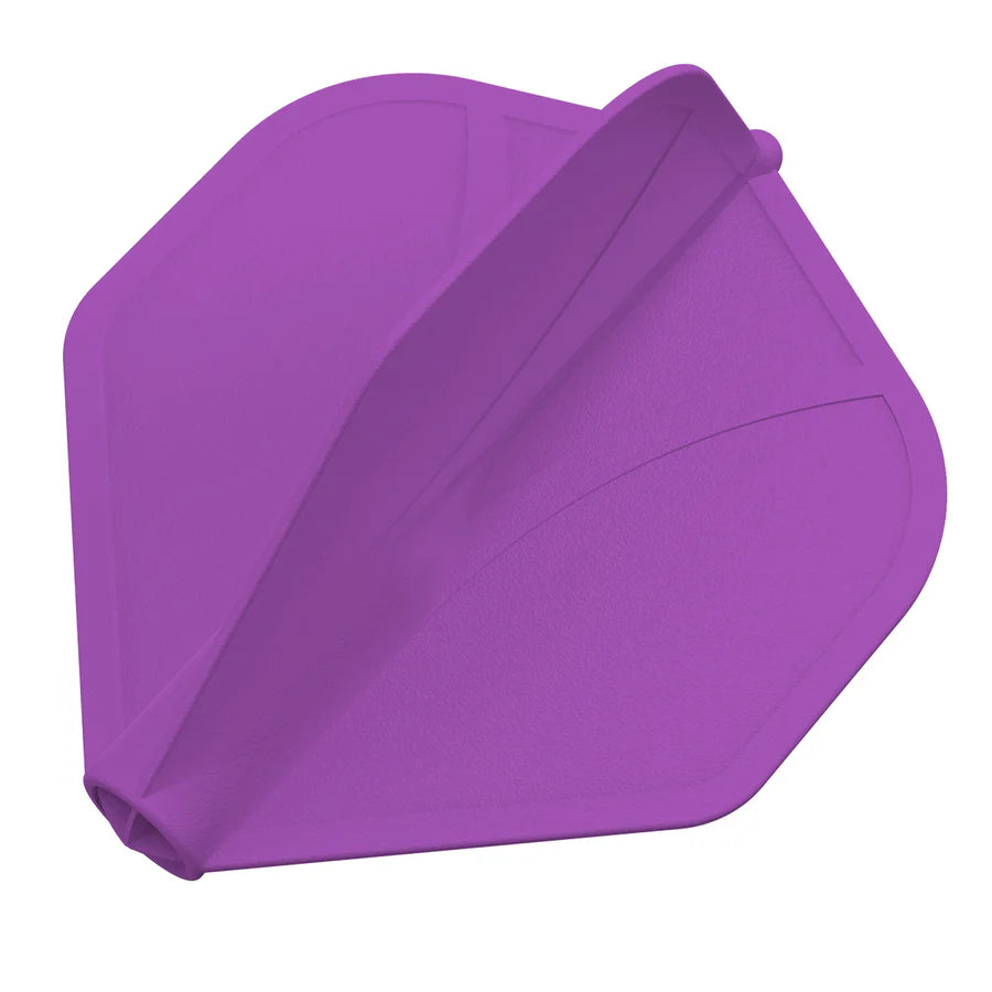 SHOT - AIRFOIL - MOULDED DART FLIGHTS - STANDARD (No.2) - PURPLE
