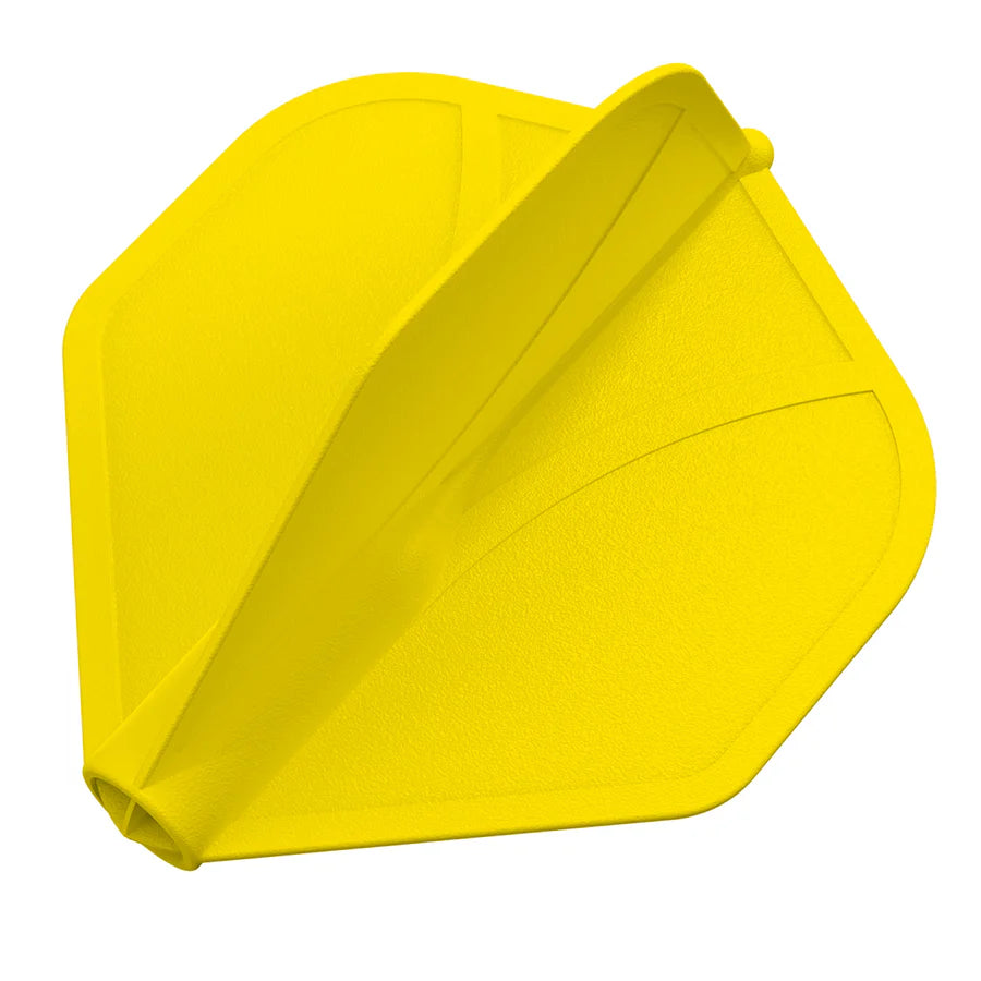SHOT - AIRFOIL - MOULDED DART FLIGHTS - STANDARD (No.2) - YELLOW